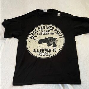 Black Panther Oakland Graphic T-Shirt (Men's L)